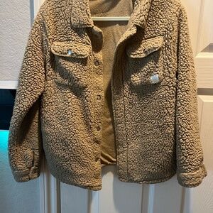 Epic Threads Tan Sherpa Jacket